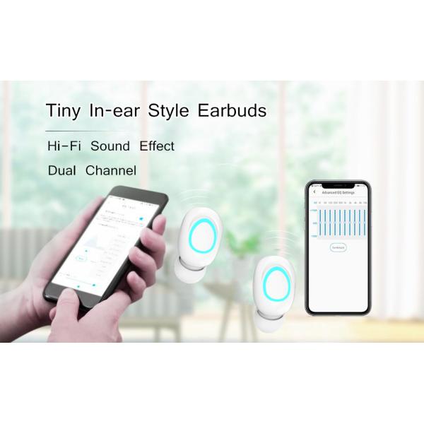 Aluminium Alloy Case 3h Waterproof True Wireless Earbuds For Calls