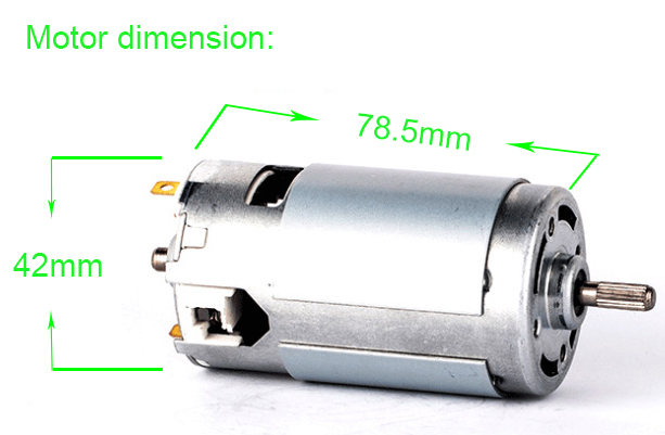 высоковольтный DC мотора 14000rpm точильщика мотора 220V DC 190W почистил мотор щеткой