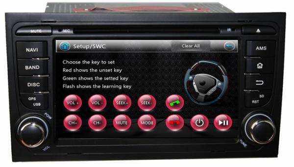 Ouchuangbo Car Stereo Audio Radio DVD Player for Audi A4 2003-2011 GPS Sat Navi iPod SWC OCB-7013A
