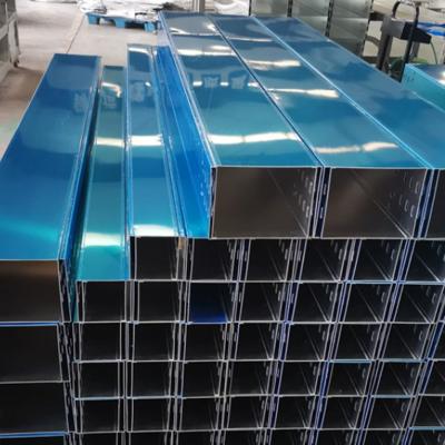 Lightweight And Flexible Aluminum Solid Bottom Type Cable Tray Safety
