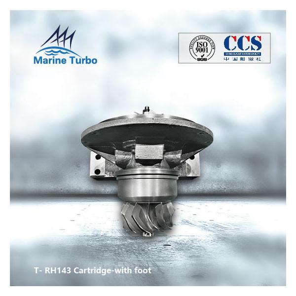 Fluxo radial diesel  RH143 cartucho de turbocompressor com pé