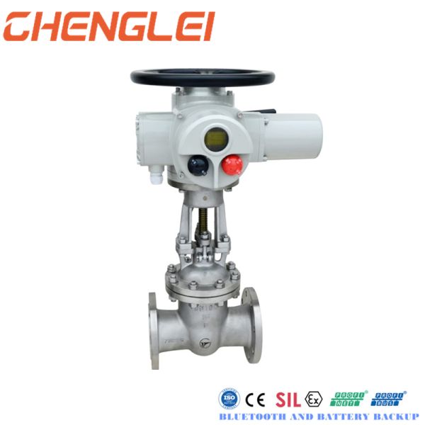 SIL HART 9r/Min High Torque Electric Valve Actuator with Manual Override for Sluice Valve