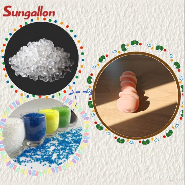 Partículas de TPE aptas para la piel para productos para adultos, sin plastificantes ni metales pesados, dureza personalizable