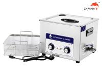Líquido de limpeza ultrassônico mecânico das peças de metal do controle dos Skymen 15L 360W 40KHz