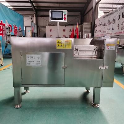 High Efficiency Home Commercial Frozen Meat Dicing Machine One Key Operation Fast Meat Cutting
