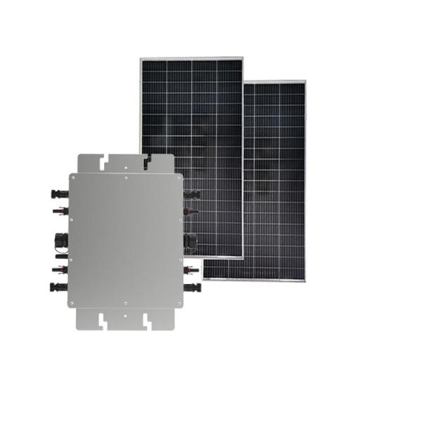 Aluminum Alloy Solar Panel Micro Inverter Silver Wifi 1600W Household Solar Inverter