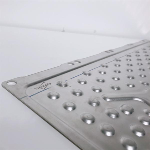 Battery Pack Heat Exchanger Aluminium Cooling Plate Mill Finish