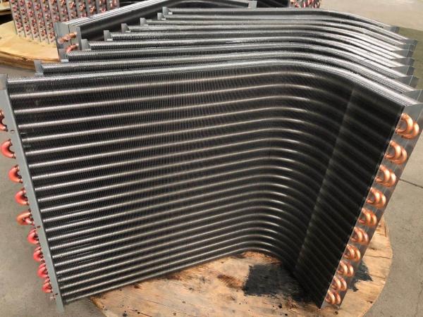 Condensador de bobina de evaporador de ar condicionado comercial para armários de unidades de CA