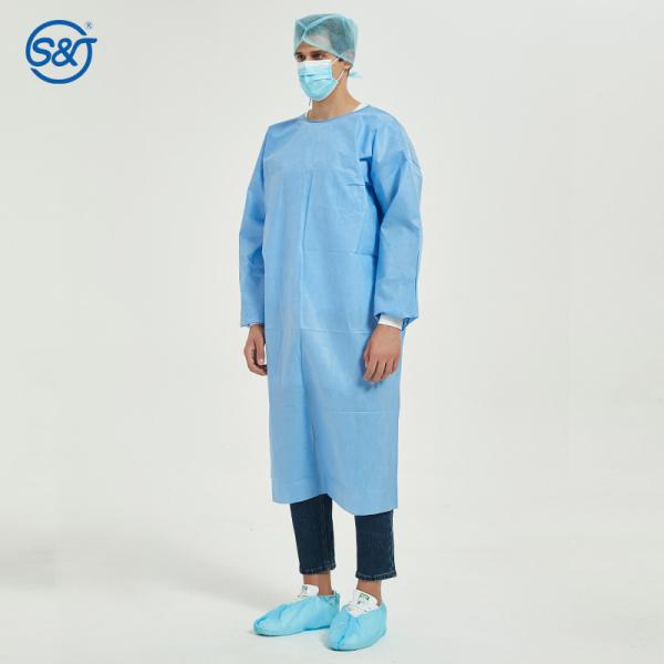 Factory price disposable medical doctor surgical gown level 4 nonwoven surgical gown for hospital