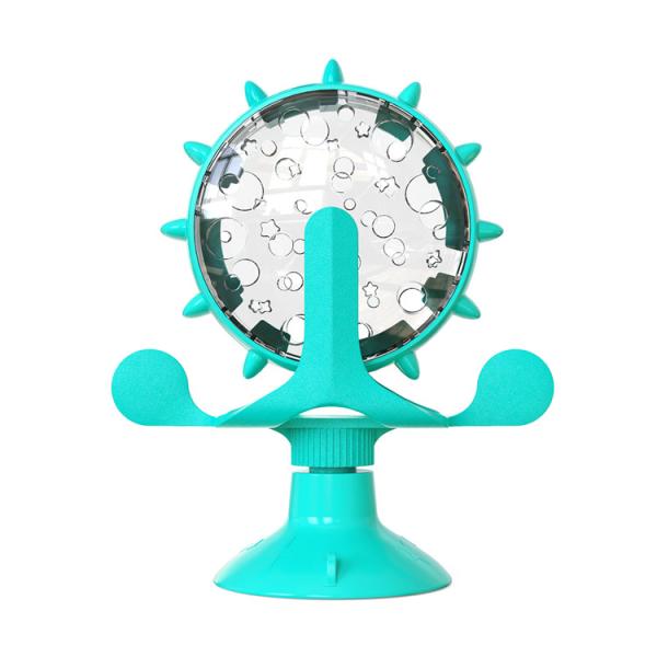 2021 Interesting New Product Cat Snack Dispenser Interactive Small Pet Toy Leaking Supply Windmill Kitten Feeder