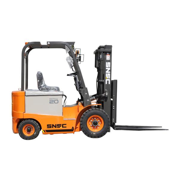 2.5 Ton Electric Forklift Lift Height 3000-5000mm LED Lights for Material Transport