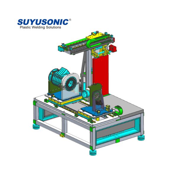 Machine de soudage à plaque chaude servo horizontale avec puissance de 12-25 KVA et battement de production 55S/1PCS pour le soudage plastique de précision