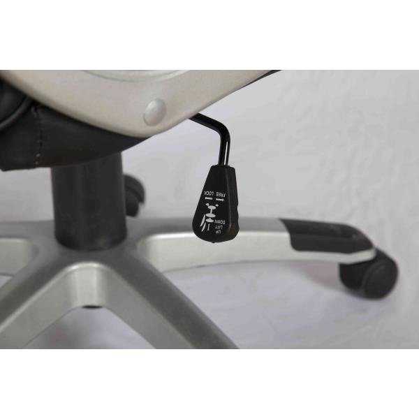 Ergonomic Black Executive Leather Office Chair Comfortable With High Back