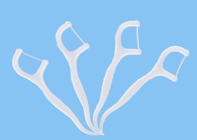 50pcs Oral clean dispossable Waxed Floss Picks Teeth Toothpicks Interdental Brush