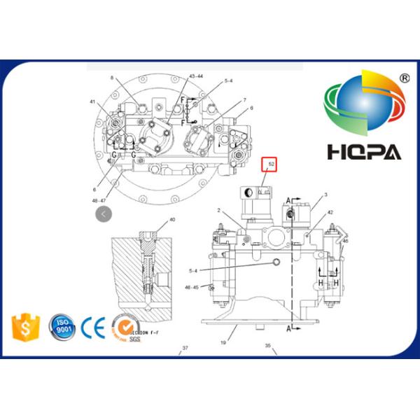 CAT 312C 315D 218-0557 2180557 bomba hidráulica del piloto de las piezas SBS80 del excavador