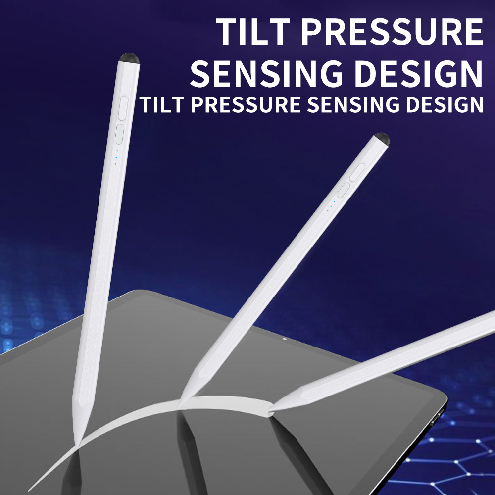Free 4 Pen Tip 10-14H Using time  Active Stylus Pen Plus Passive Supports Tilt-Sensitive Drawing and Accidental Touch Prevention
