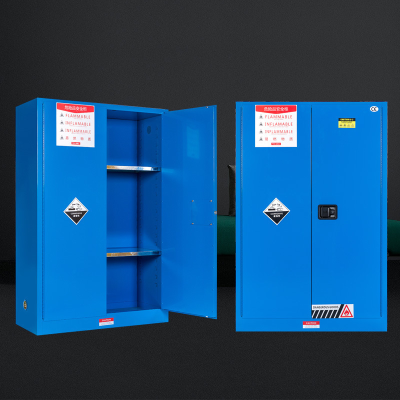 Fireproof Lab Safety Cabinet Heavy Duty Flammable Liquid Safety Cabinet 90 Gallon