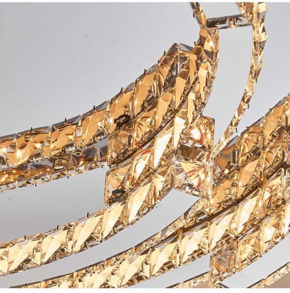 Luxury Crystal Ceiling Lamp Suitable for Living Room Bar Bedroom Ceiling Lamp(WH-CA-102)