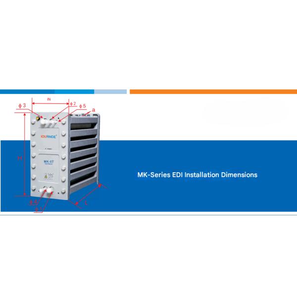 2.0-3.5m3/H EDI Stacks MK-3T For Deionized Water Replenishment