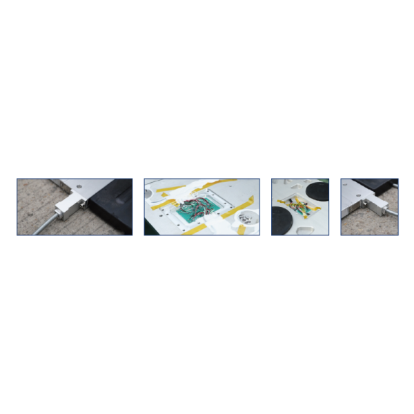 Heavy Duty Portable Truck Scales 30 Tons Capacity Wireless Portable Truck Axle Scales