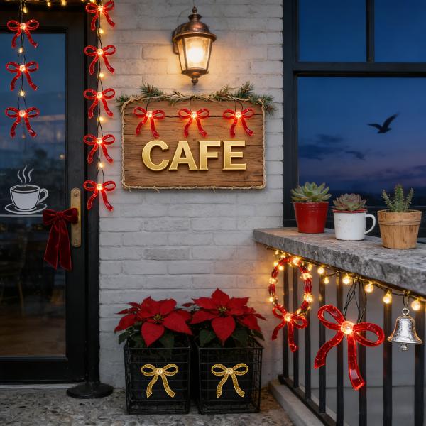 Battery Operated LED String Lights with Warm White Light, Low Power Consumption, and IP65 Waterproof for Indoor & Outdoor Decor