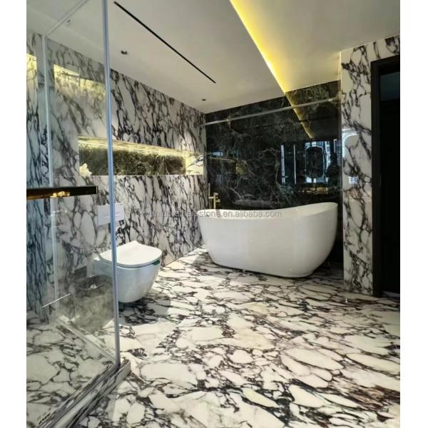 Natural Italian Calacatta Viola Marble Slabs for Modern Kitchen Countertop and Indoor Wall