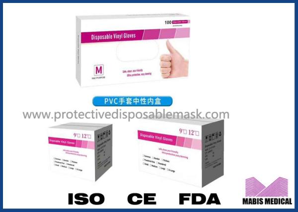 Clear Transparent Disposable Surgical Gloves Protective Powder Free Examination PVC Gloves