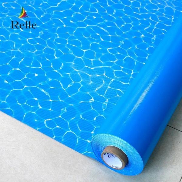 Commercial Mosaic Tile Pool Liner Waterproof Mosaic Vinyl Pool Liner