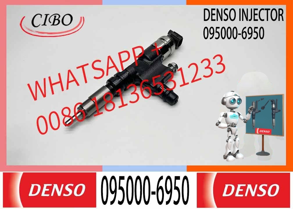 Инжектор общего рельса DENSO 095000-6950 095000-6951 095000-6952 23670-E0330 для дизельного двигателя HINO серии 500 J05 5.2D