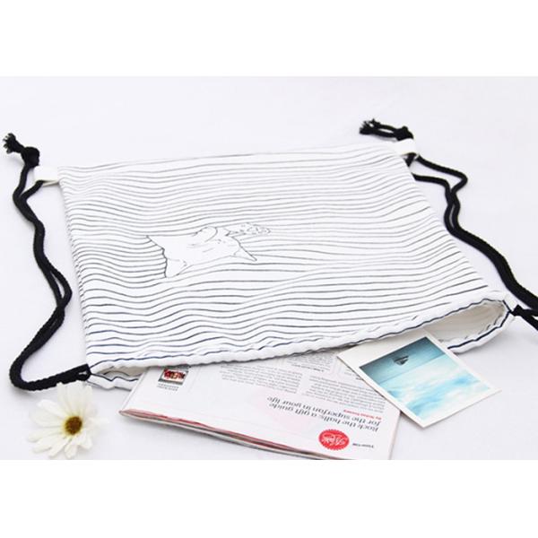 Dual-use travel backpack bag drawstring student creative printing cloth bag