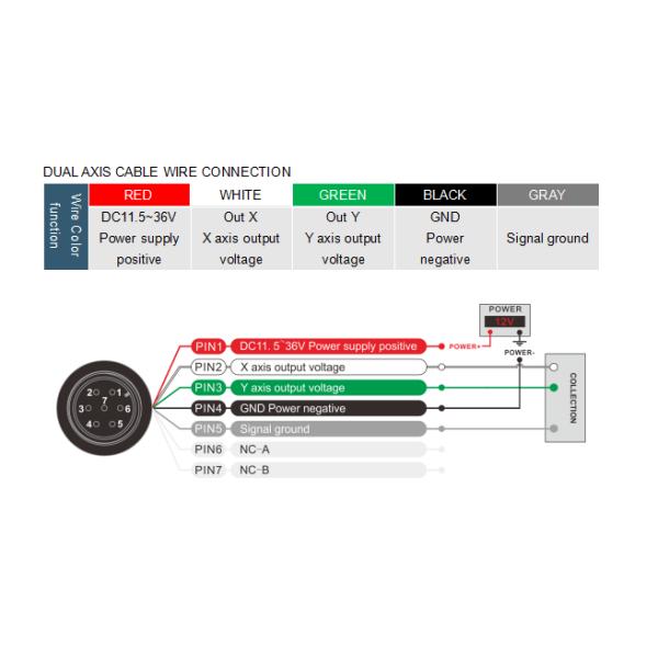 HCA510T-N IGH-ПРЕЦИИОНАЛОГНОЕ ВОЛТАЖНОЕ ПОВОДОЕ ОДИНСТВЕННЫЙ / ДВОЙСТВЕННЫЙ СЕНСОР НАКЛИНАЦИИ ОС.