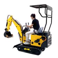 Mini Diesel Excavator de poupança de energia 800kg 12hp com tampa protetora personalizada
