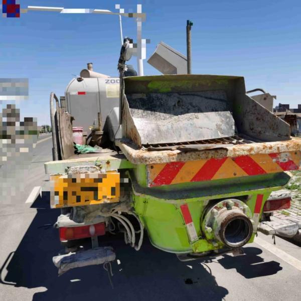 2020 Zoomlion 10022 bomba de línea de hormigón usada, diesel camión viejo bomba de línea montada