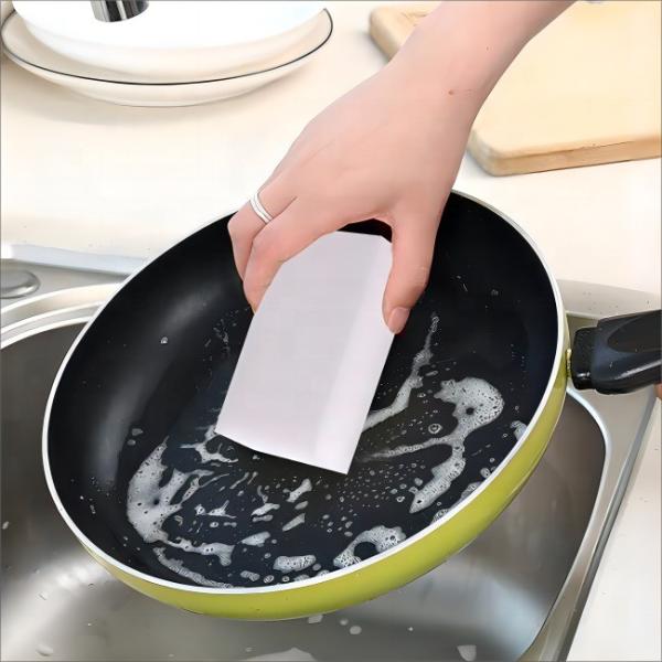 Éponge de cuisine en microfibre de mélamine personnalisée, très précise, rapide à sécher