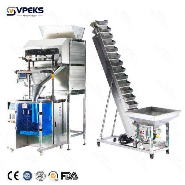 PLC Control Granule Packing Machine Weigh Fill Machine For Bag Packing