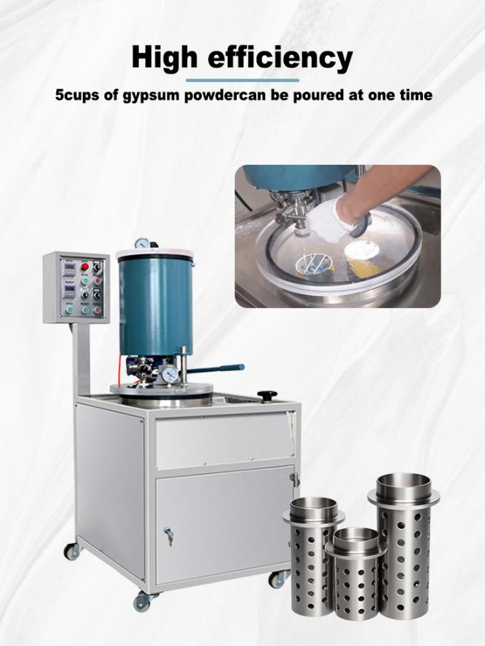 150KG Vacuum Flask Mixer – Holds 8 Flasks, 15KG Plaster Mixing