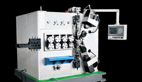 Six Axes Cnc Spring Coiler Spiral Spring Making Machine For 2.5 - 6.0mm