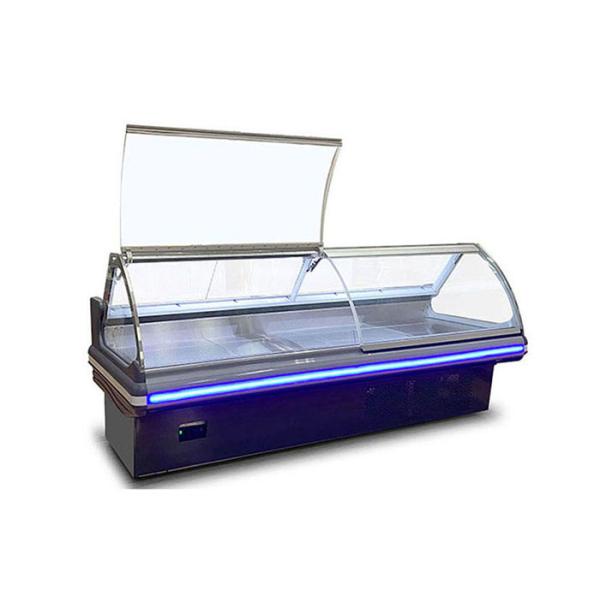 R290 Commercial Deli Display Show Case Refrigeration Equipment Fridge For Butcher