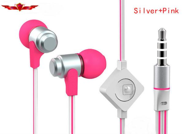 Wholesale 3.5MM Wired 1.0M High Definition In Ear Earphone With MIC For Iphone Samsung MP3
