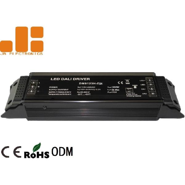 PWM Signal AC110V - 240V DALI Controller , Aluminum Alloy DALI Touch Dimmer