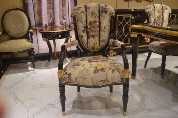 2016 Alibaba Hot sale oval back genuine leather dining chair  TV-008