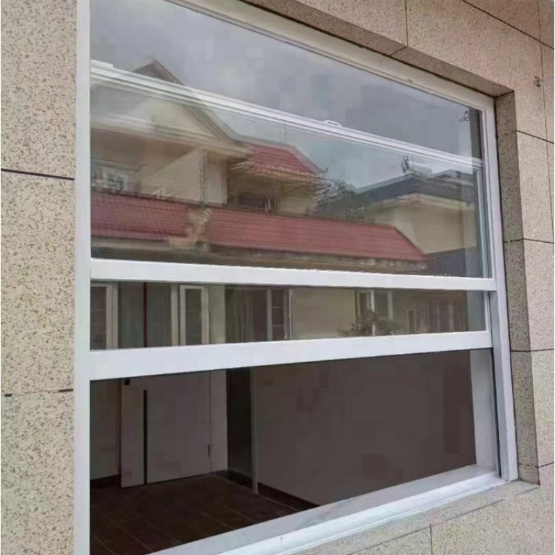 Customized Thermal Break Aluminum Vertical Lift Sliding Double Tempered Glass Single Hung Kitchen Bathroom Exterior Window