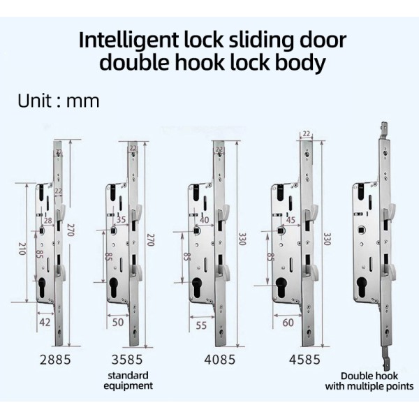 Double Sided Fingerprint Ip65 Waterproof TUYA Application Peephole Remote Door Lock Fingerprint Code Card Key Smart Door Locks