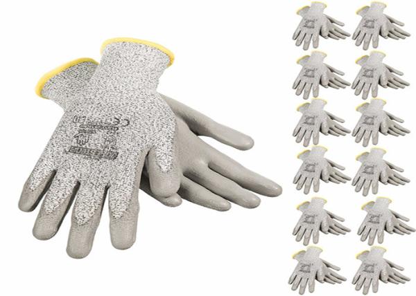Hand Safety Polyurethane Work Gloves Abrasion Resistant Sample Free