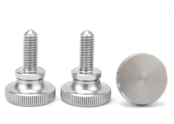 M5 M10 Stainless Steel Metal Thumb Screw SUS304 SUS316 Spade head Knurled thumb screw Custom size