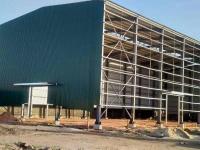 Construção de aço da oficina do escritório de S275 S355 com folhas do revestimento