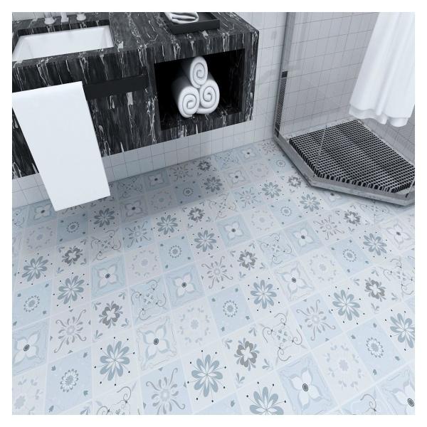 Removable PVC Flooring Sticker 10m-50m Bathroom Floor Tile Stickers