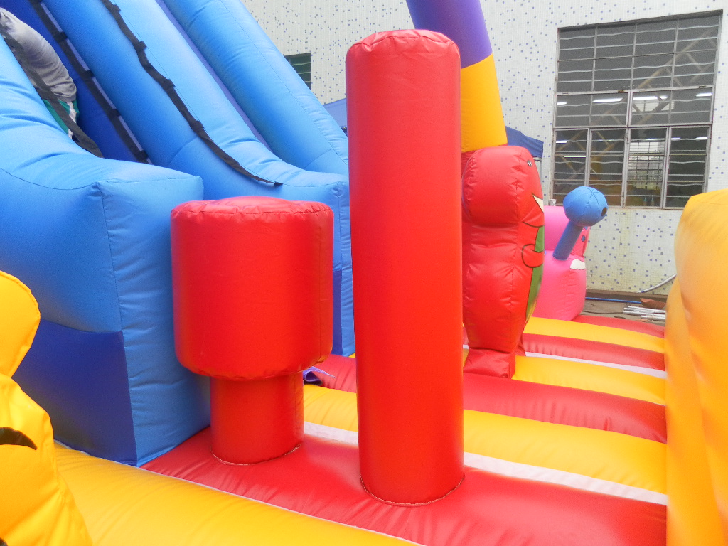 Factory Custom Outdoor rainbow Inflatable Amusement Park/inflatable Water Slide/slip n Slide for Party Rentals