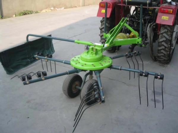 Pto Driven Hay Rake 9LD Rotary Hay Rake Tedder – Tractor-Mounted Farm Grass Equipment
