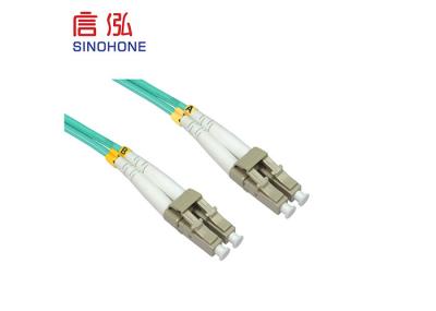 PVC LSZH Material Fiber Optic Patch Cord , SC Multimode Fiber Cable